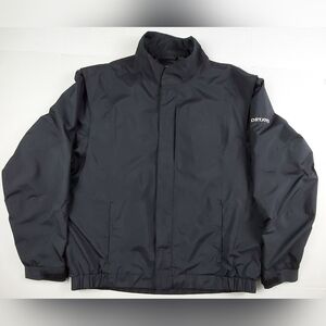 Dryjoys By Footjoy Windbreaker Jacket Mens Size XL Black Rain Jacket Golf